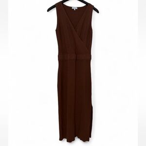 Reiss Chocolate Brown Midi Dress